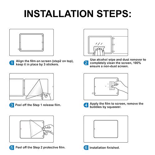 Filmext [2 Pack] Matte Screen Protector For Galaxy Tab S6 Lite 10.4 Inch Tablet 2020, Anti Glare Anti Blue Light Eye Protection Screen Filter Pet Texture Compatible With S Pen Drawing [Not Glass] #TOP5