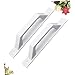 QUMIIRITY 2pcs Practical Grab Handles of Industrial Style Door Handles for Barn Cabinet and Closet Doors Alloy
