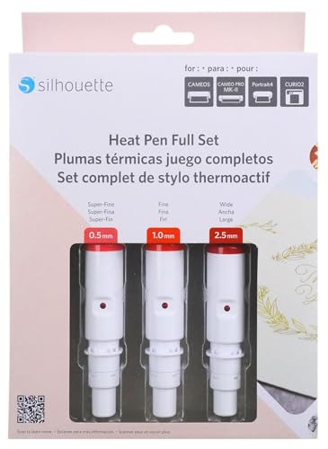 �V���G�b�g �q�[�g�y���t���Z�b�g CAMEO5�� / CAMEO5 / Portrait4 / CURIO2�Ή� �ySILH-HEAT-PEN-SET�z