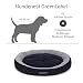 Doctor Bark Hundekorb Mittelgroße Hunde, Hundebett Weich, Rund, Flauschig - Kuscheliges Hundenest mit Wendekissen Fleece/Baumwolle - GreenLabel Hunde Bett (M - 60x50 cm, Königsblau)
