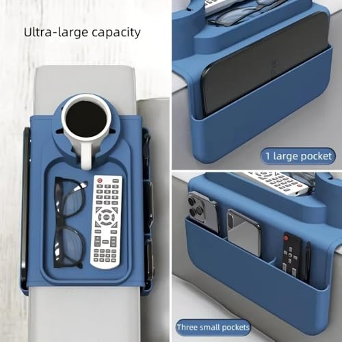 Portavasos para sofá de silicona gris organizador de reposabrazos de silla 6
