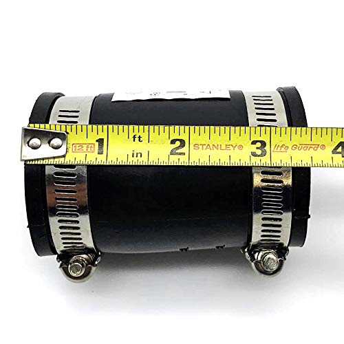 Rubber Flexible Coupling Parallel 1-1/2 inch x 1-1/2 inch