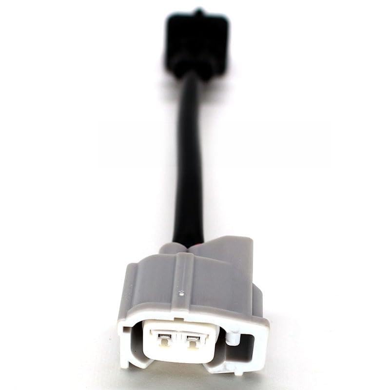 2 pin Fuel Injector RDX to obd1 Cable Connector - (Color Name: Black)