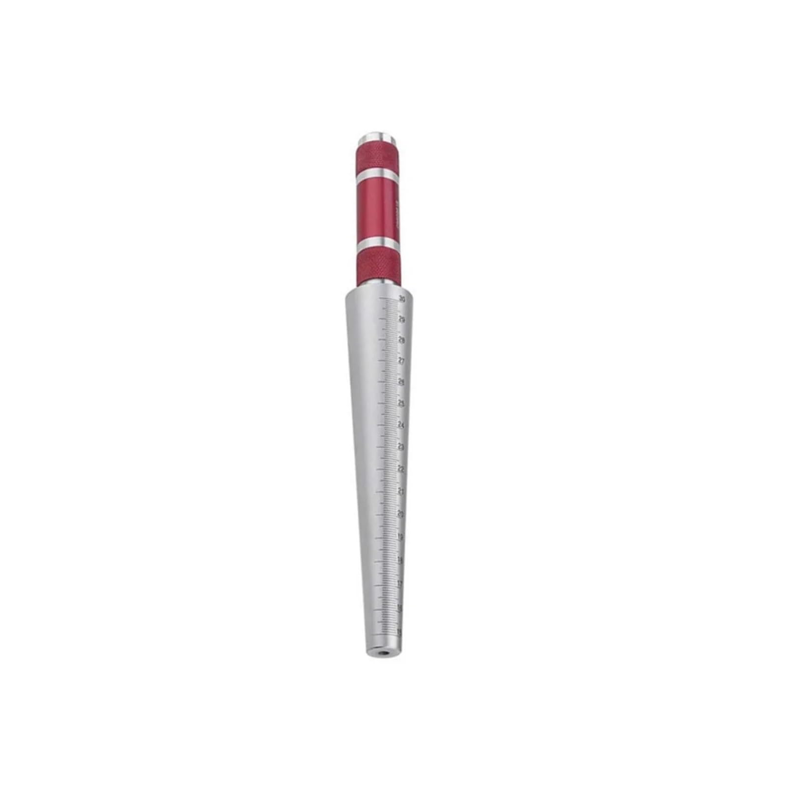 Calibres de espesores Calibre cónico de Soldadura - Diámetro Interior 15-30 mm Calibre cónico Calibre de Orificios de Soldadura Regla Herramienta de medición