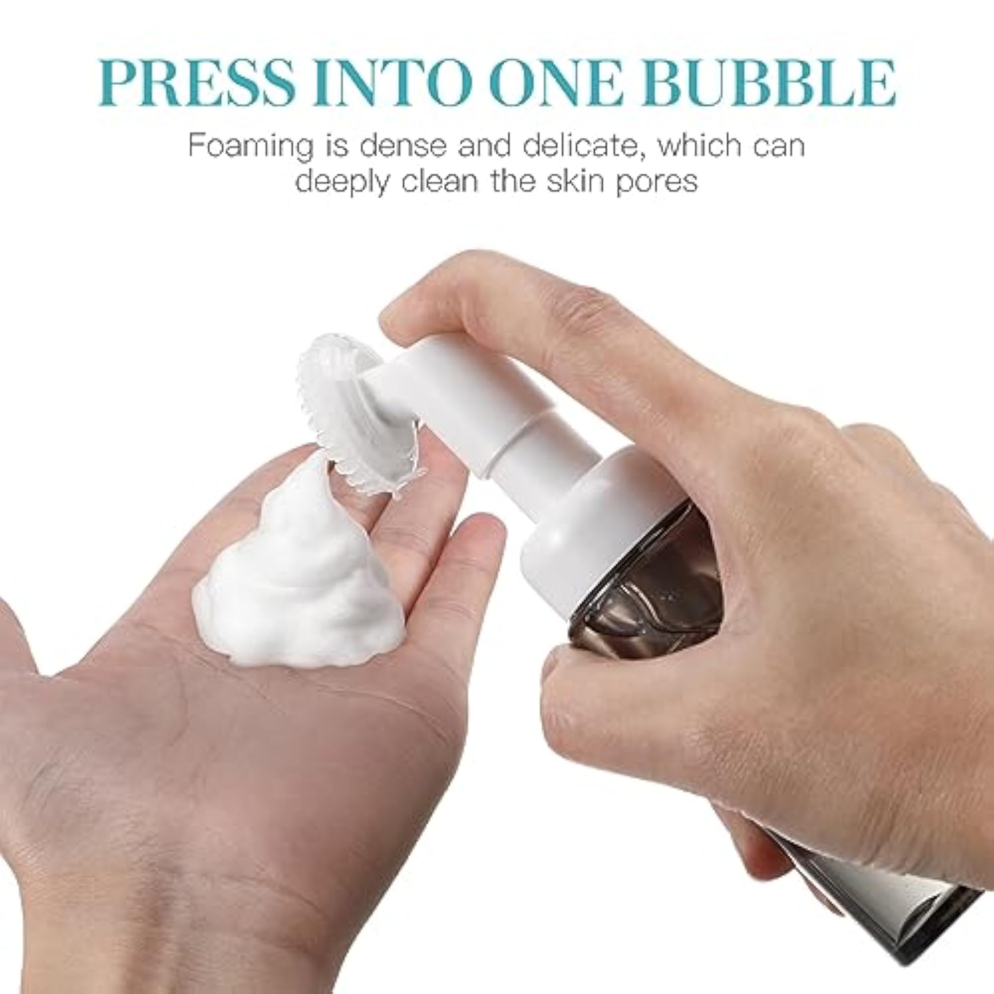 4pcs Facial Cleanser Foaming Bottles