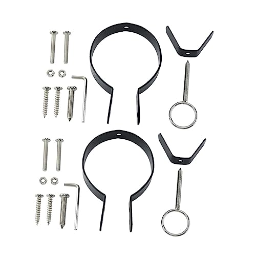 Amosfun 2sets Portaprosciutto in Ferro Antiruggine e Robusto Parte di Supporto per Prosciutto Spagnolo Accessori Pratici per Casa Hotel Ristoranti Feste e Banchetti