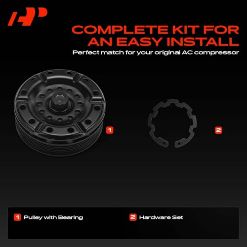 A-Premium Air Conditioner AC Compressor Clutch Pulley With Bearing by A-Premium - Used condition - Image 3