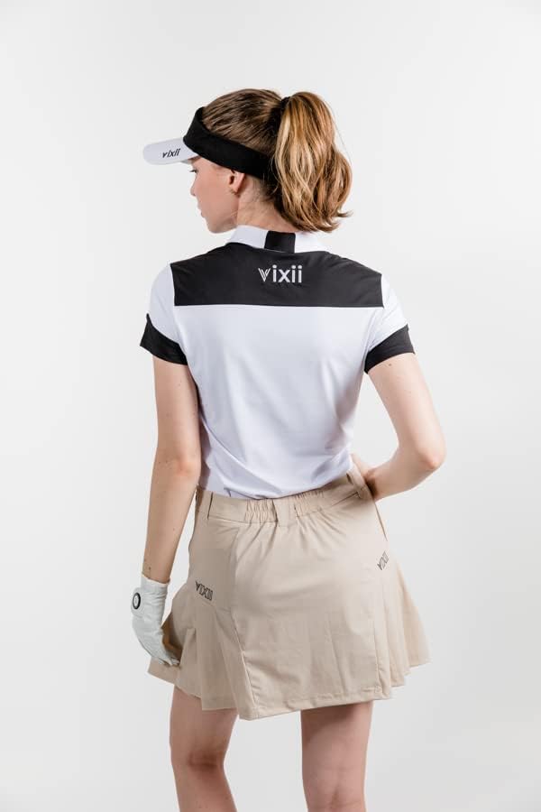 Rachel Lightweight Golf Shirts for Women, Stretch Dri-Fit Polos with Collar, Moisture Wicking Quick Dry Casual Sports