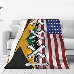 America and Jamaica Jamaican Flag Wavy Combine