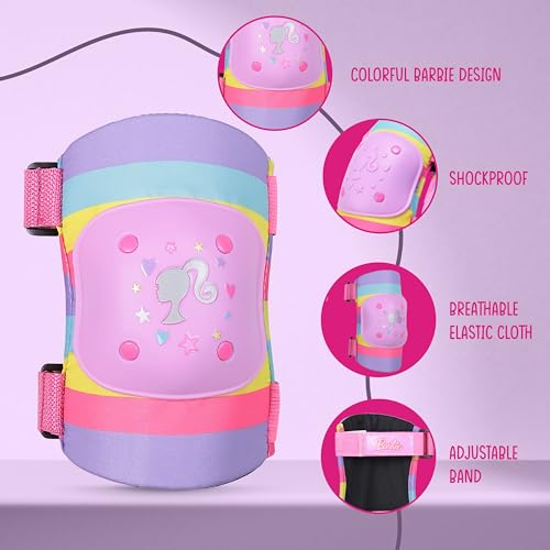 Image of Kids Elbow and Knee Pads, Protective Gear Set, Adjustable Straps