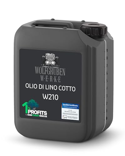 Vernice ad olio di lino cotto per Legno Cura Protezione Incolore W210-5L