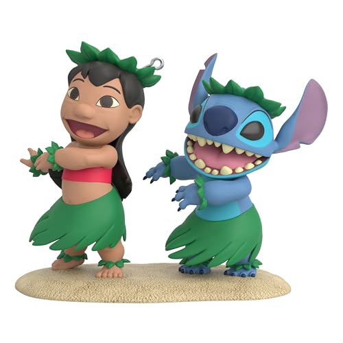 Image of Hallmark Keepsake Disney Hanging Ornament - Lilo & Stitch Dancing Design