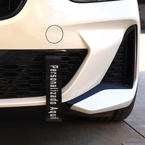 Cuerda de Remolque Coche Decorativa Personalizable – Correa de Nylon para Automóviles – Accesorio Universal para Remolque, Maletero o Parachoques