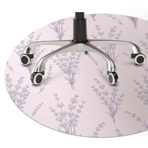 Tapis pour protection de sol PVC imperméable et protège-sol résistant ø100 cm - 3