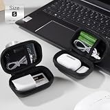 Kompaktowy Organizer Hardcase – Zestaw 2 – Mini Pudełka do Przechowywania Elektroniki i Małych Akcesoriów – Kable, Ładowarki, Słuchawki, Klucze, Kosmetyki, Leki – 10 × 7 × 5 cm