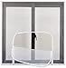 NEW Cat Pets Protection Window netting, Cat Screen Window Net with Zipper, Self-Adhesive Window Mesh, Tear Resistant, Without Drilling, Washable