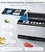 DualCore CVS101 Chamber Vacuum Sealer for Liquids & Sous Vide, 6L Dual Vacuum Zones & Extra-Wide Bag Clamp, 230W Dual-Core Dry Pump x4, Commercial-Grade Food Packaging Machine for Home Use