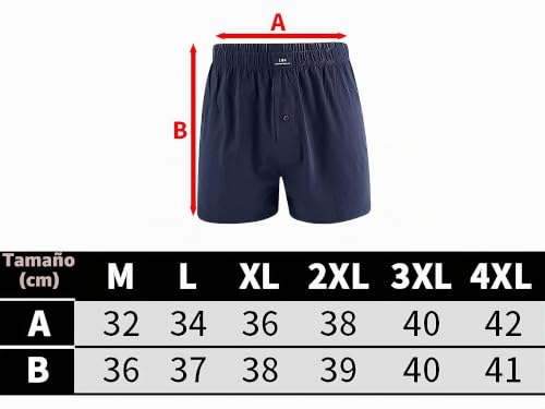 Webboxer clásicos L&K pack de 10 calzoncillos de algodón para oficina y hogar 7