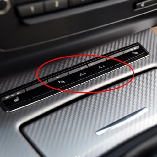 Autocollants boutons console centrale Z4 E89 de 2009 à 2016 noir