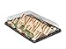 Price comparison product image 5 x Large Catering Platters & Lids (450mm x 310mm x 75mm) Reusable Plastic