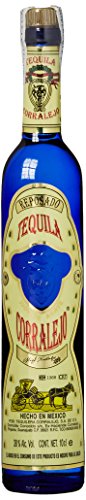 Corralejo Tequila Reposado Mini Premium Tequila Zu 100% aus blauen Agaven 6 Monate in Limousin-Eichen Fässern gelagert Hell und Strohfarben Milder Abgang 38% Vol. 100ML Cover