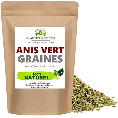 Graines d'Anis Vert entières 100% Naturel - Sachet Fraîcheur Refermable (50g)