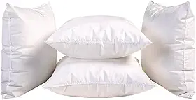 Kit 8 Enchimento de Almofada 45x45cm Espuma Alta Densidade, Almofada para Sofá, Cadeira e Decoração (KIT 8 ALMOFADA)