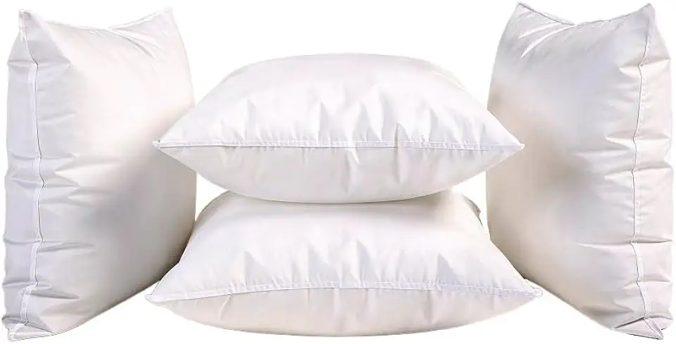 Kit 8 Enchimento de Almofada 45x45cm Espuma Alta Densidade, Almofada para Sofá, Cadeira e Decoração (KIT 8 ALMOFADA)