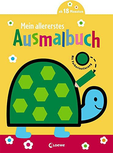 Mein allererstes Ausmalbuch (Schildkröte): Malbuch für Kinder...