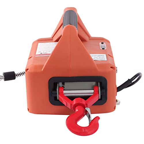 3 in 1 Electric Hoist Winch, 1100lbs Portable Electric Winch Electric Lift, 1500W 110V Power Winch Crane, 25ft Lifting Height, Overload Protection for Garages Warehouse Lifting Towing - Thumbnail 6