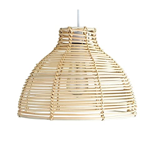 Lustre rotin crème en forme de nuage MMRTDJDR pour plafond de salon