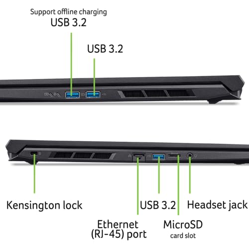 Acer Nitro V Gaming Laptop | Intel Core 9 Processor 270H | NVIDIA GeForce RTX 5070 Laptop GPU | 16" WUXGA IPS 180Hz Display | 32GB DDR5 | 1TB Gen 4 SSD | Wi-Fi 6 | Backlit KB | ANV16-72-933F - Image 6