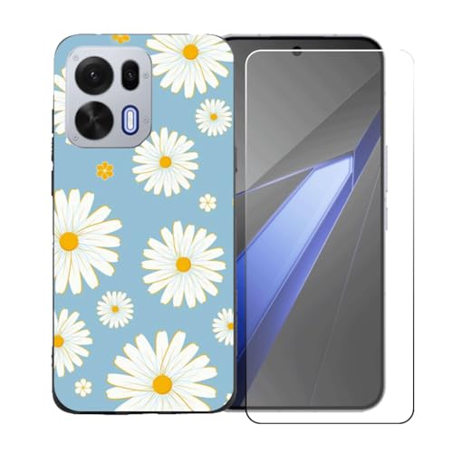 LCEHTOGYE �K�p OPPO Find X9S Pro 5G +�����K���X�X�N���[���v���e�N�^�[�p�P�[�X�A�K�p OPPO Find X9S Pro 5G (6,32")�ƌ݊����̂���u���b�N�\�t�gTPU�V���R���Q���P�[�X�ی�J�o�[ BST20