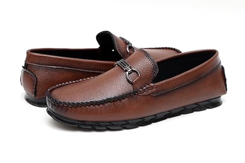 Image of Heels County Faux Leather Loafers Shoes for Men