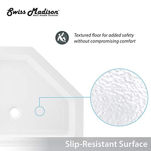 Swiss Madison Sm-Sb534 Voltaire 42" X 42" Neo-Angle Shower Base #TOP4