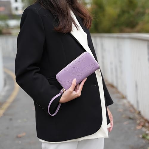 Image of MKF Collection Wristlet Wallet for Women, Small Credit Card Holder with Zipper Coin Pocket Wallet Purse Handbag By Mia K