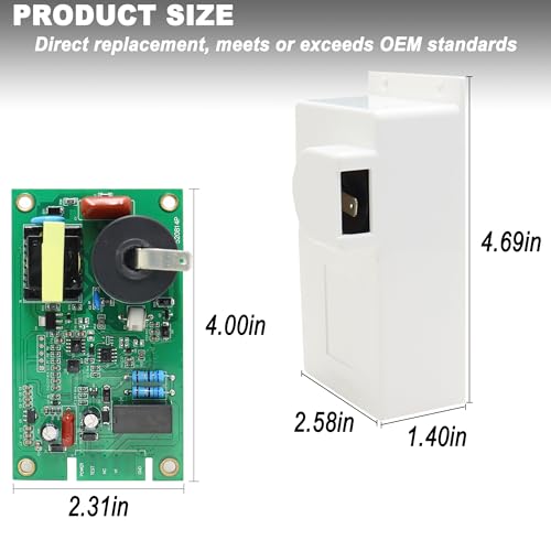 Image of 520814 RV Water Heater Ignition Control Circuit Board Kit Fit For Suburban | For RV Water Heater&Furnace SW Series Module SW4D, SW6D, SW10D, SW12D, SW16D #520871 33550L 520820 AP4896608,With lid 12 VDC