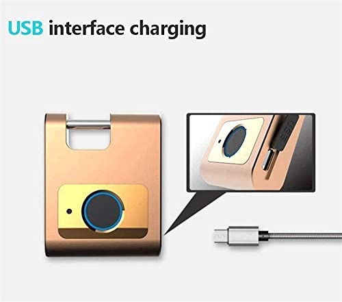 Fingerprint Padlock, Smart Keyless Padlock, Fingerprint Lock, Weatherproof, Suitable for Locker, Gym, Backpack, School, Suitcase - Image 8