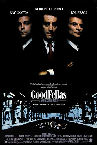 Sweetums Signatures Goodfellas Movie Poster 24" x 36" inch(60 x 91.5 cm) (1990) Style A -(Robert De NIRO)(Ray Liotta)(Joe Pesci)(Paul Sorvino)(Lorraine Bracco)(Frank Sivero) Sweetums Signatures Goodfellas Movie Poster 24" x 36" inch(60 x 91.5 cm) (1990) Style A -(Robert De NIRO)(Ray Liotta)(Joe Pesci)(Paul Sorvino)(Lorraine Bracco)(Frank Sivero)