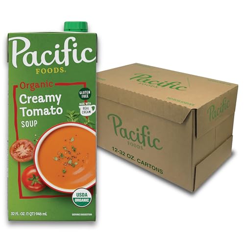 Image of Pacific Foods Organic Creamy Tomato Soup, 32oz, 12-pack