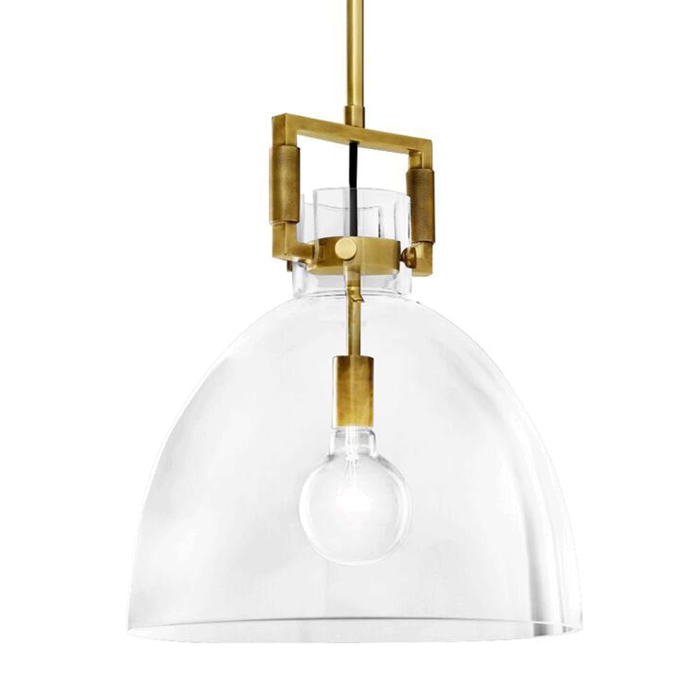 Suspension industrielle moderne E27 avec abat-jour en verre soufflé haut de gamme