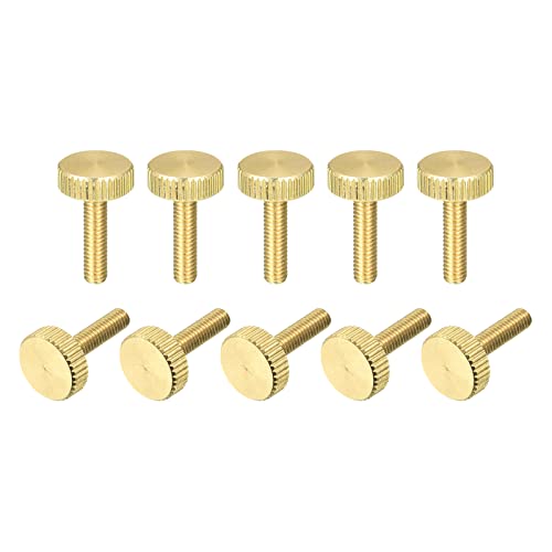 Boulons plats M4 x 16 mm vis moletées laiton pour électronique et châssis mécanique