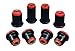 Prothane 7-223 Red Front Control Arm Bushing Kit with Shells