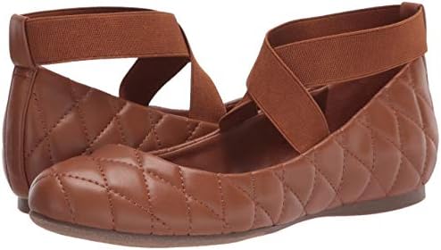 Jessica Simpson womens Mandayss Exclusive Ballet Flat, Burnt Umber Quilted Leather, 9.5 US | Image 6