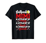 Ballpark Mimi Definition Baseball Softball Mimi Grandma T-Shirt