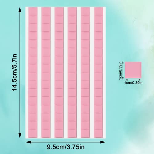 288 Pcs Sticky Tack Putty, Julbear Removable Adhesive Poster Putty, Mounting Putty Reusable Wall Safe Tack Putty, Tacky Putty For Hanging Pictures And Museum Art Photography (White Blue Pink) #TOP1