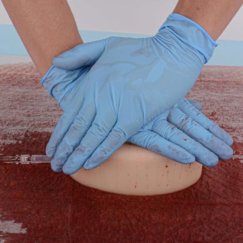 Kit di addestramento per il controllo delle emostasi per lezioni di medicina, pratica emostasica con pelle simulata e laccio emostatico, educazione essenziale di primo soccorso