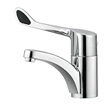 Kludi Waschtisch-Einhebelmischer Medi-Care Ausl für starr, Ausladung 150 mm, verchromt, 341120534
