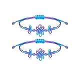Qiuseadu 2pcs Korean Knot Bracelets Handmade Matching Couples Friendship Accessories Gifts