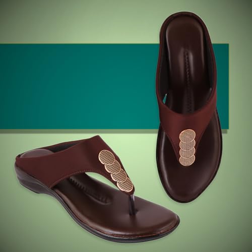 Image of Women's Fashion Sandal | Faux Leather, Comfortable & Stylish Wedges | Ideal for Casual & Formal